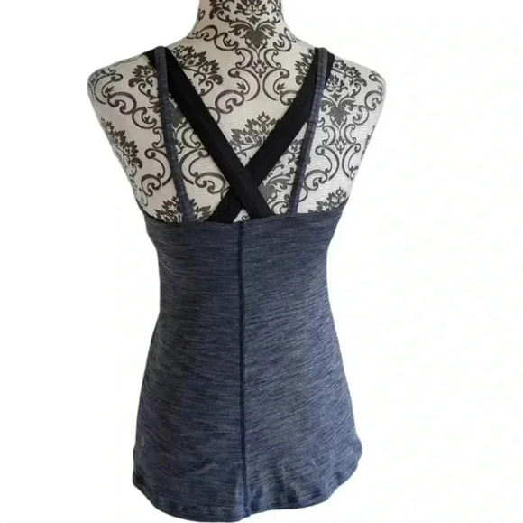 Lululemon Run For Gold Tank Navy Athletic Workout Gym Running 6/15 Women's 6 - Picture 3 of 11